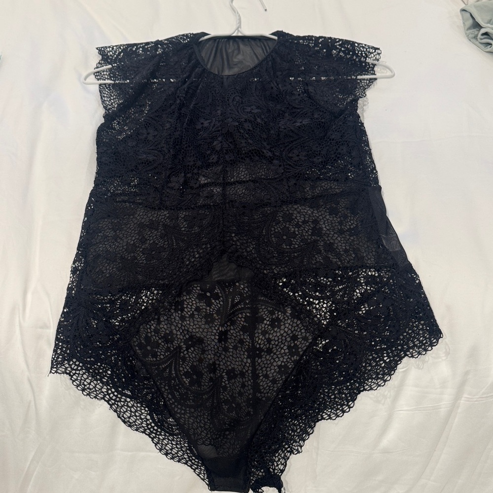 Black Lace Bodysuit